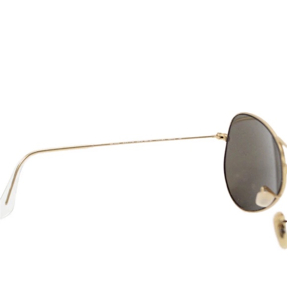 Ray-Ban Gold Aviator Sunglasses - Picture 3 of 5